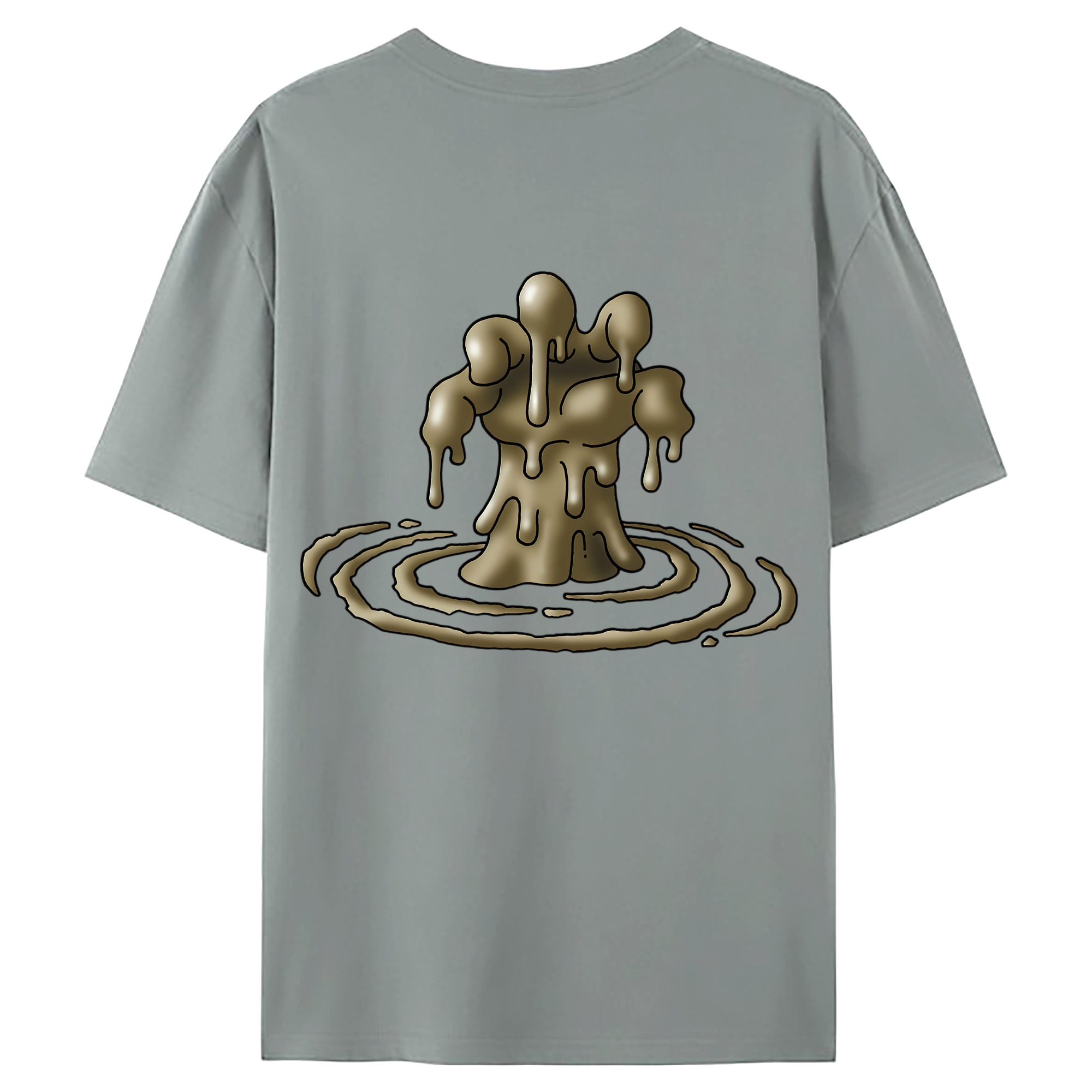 （画像用） ドラゴンクエスト Doragon Kuesuto Dragon Quest 綿100％ メンズ半袖Tシャツ（バックプリント） 通気性